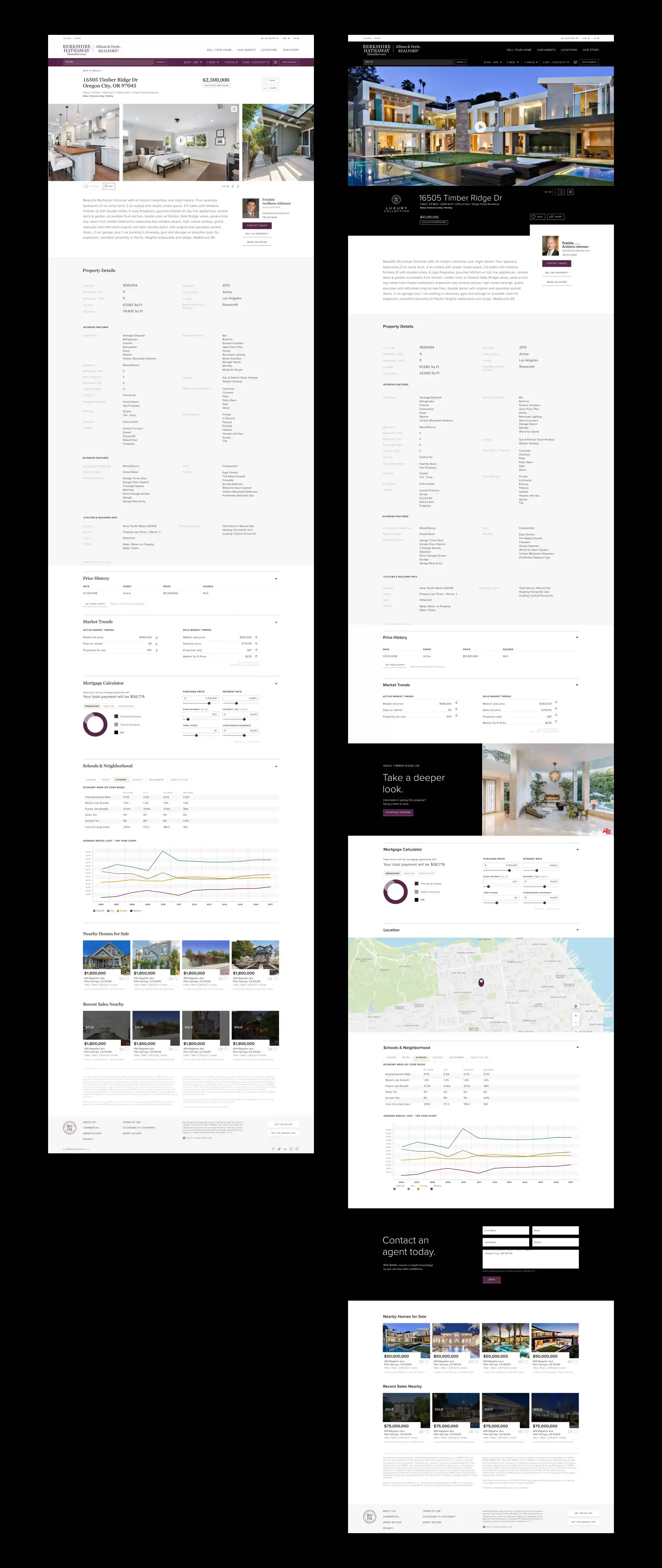 Lucid Motors desktop website showing responsive design and premium user interface